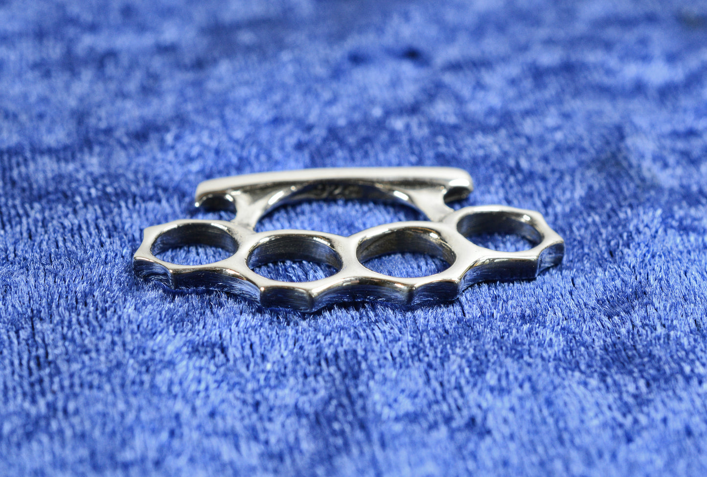 Silver knuckle duster pendent