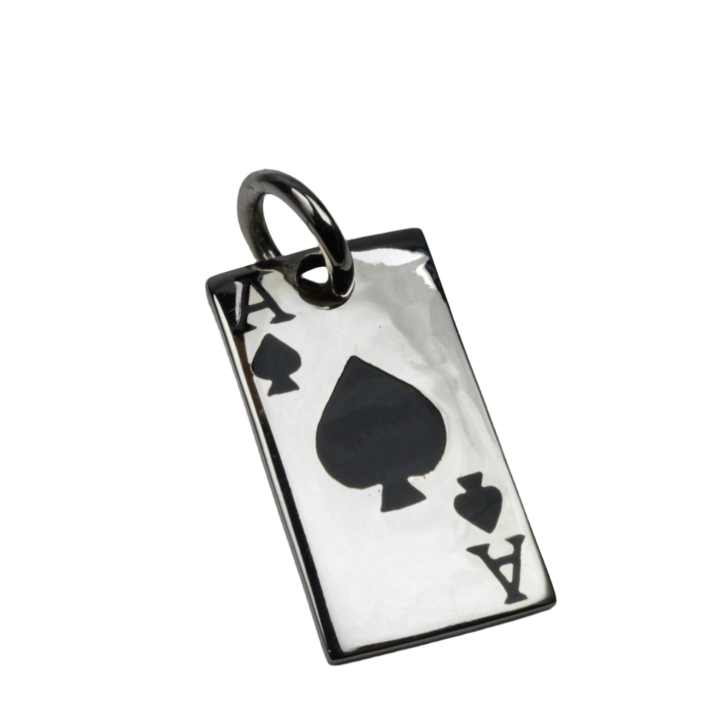 Sterling Silver 925 Ace of spades pendent